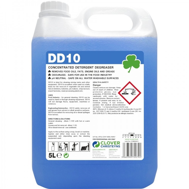 Clover  Chemicals DD10 Detergent Degreaser (404)